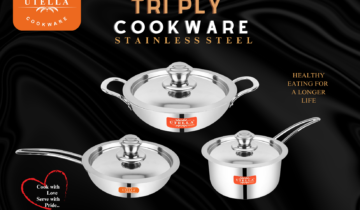 Tri – Ply cookware for Healthy Life Style
