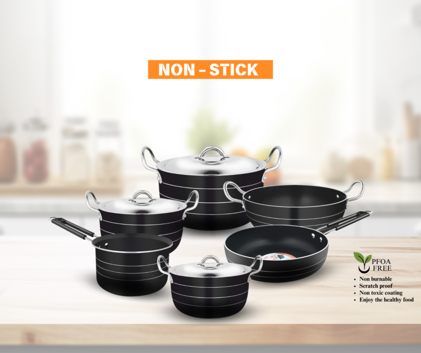 9 Pcs Non Stick Set