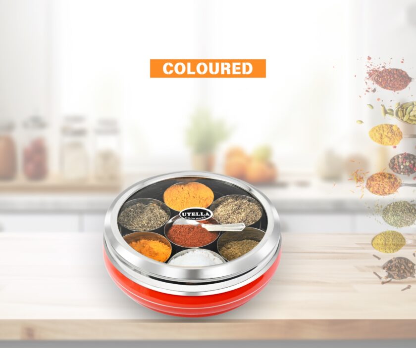 Coloured Spice box